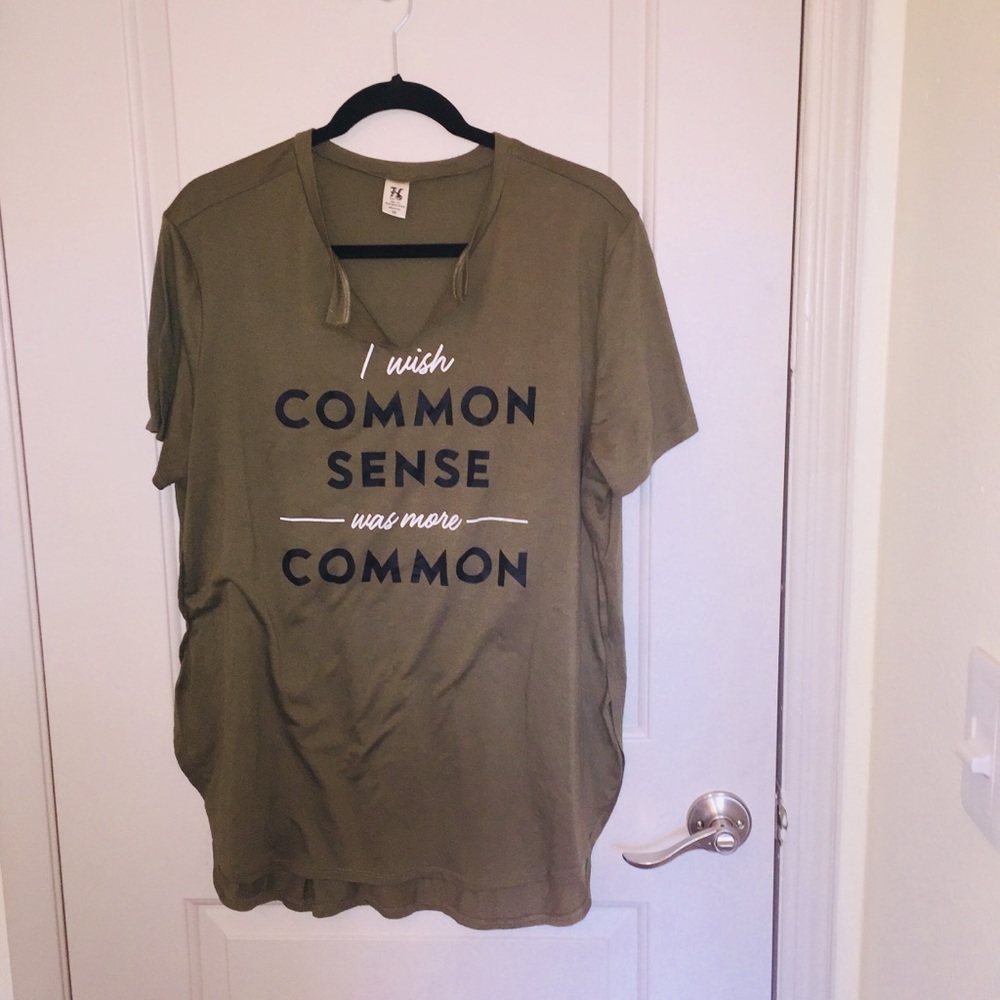 Green graphic tee